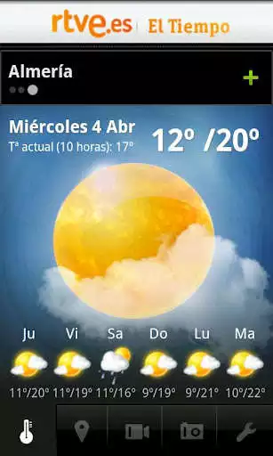 Play El Tiempo en RTVE.es  and enjoy El Tiempo en RTVE.es with UptoPlay
