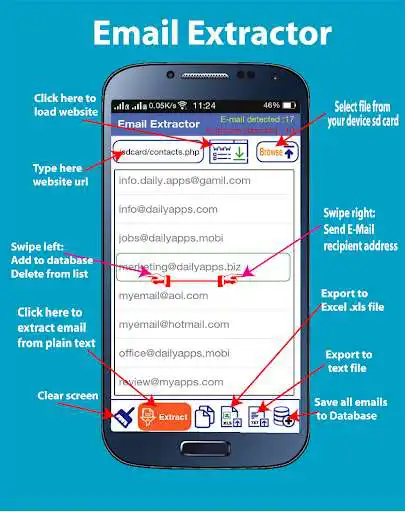 Play Email Address Extractor as an online game Email Address Extractor with UptoPlay