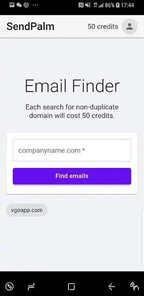 Play Email Finder - SendPalm as an online game Email Finder - SendPalm with UptoPlay