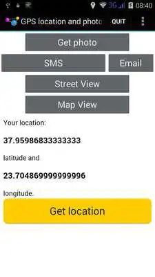 Play Email my location and photo
