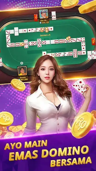Play Emas Domino  and enjoy Emas Domino with UptoPlay