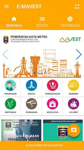 Play E-Mavest DPMPTSP Kota Metro as an online game E-Mavest DPMPTSP Kota Metro with UptoPlay