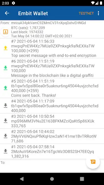 Play Embit - Bitcoin testnet wallet as an online game Embit - Bitcoin testnet wallet with UptoPlay