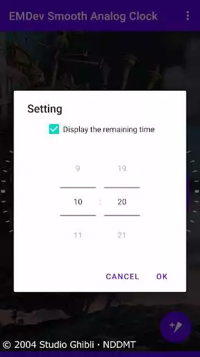 Play EMDev Smooth Analog Clock as an online game EMDev Smooth Analog Clock with UptoPlay