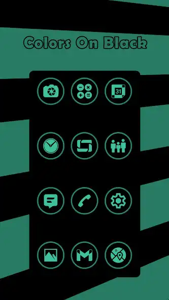 Play Emerald On Black Icons  and enjoy Emerald On Black Icons with UptoPlay
