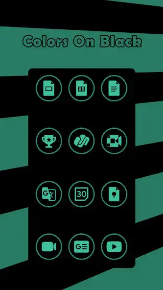 Play Emerald On Black Icons as an online game Emerald On Black Icons with UptoPlay
