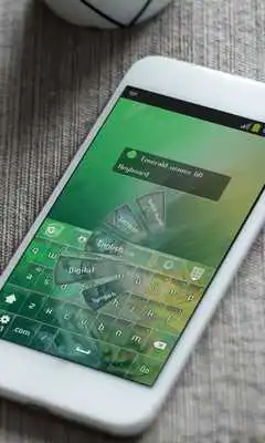 Play Emerald waves Keyboard Skin Play Emerald waves Keyboard Skin