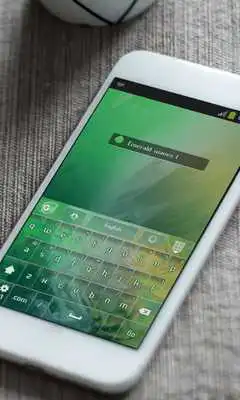 Play Emerald waves Keyboard Skin Play Emerald waves Keyboard Skin