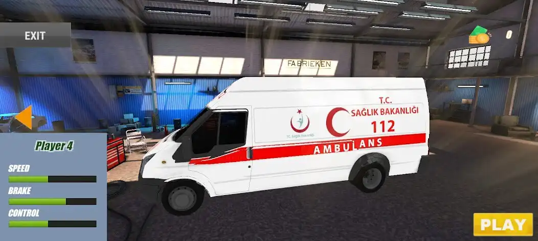 Play Emergency Ambulance Driver 3D as an online game Emergency Ambulance Driver 3D with UptoPlay