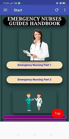 Play Emergency Nursing Handbook as an online game Emergency Nursing Handbook with UptoPlay