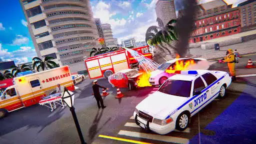 Play Emergency Rescue Service- Police, Firefighter, Ems as an online game Emergency Rescue Service- Police, Firefighter, Ems with UptoPlay