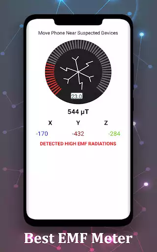 Play APK EMF Detector  and enjoy EMF Detector with UptoPlay us.emfdetector.emfmeter.gaussmeter.emfghostdetectorfreeapp