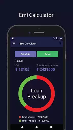 Play APK EMI Calculator - Advanced  and enjoy EMI Calculator - Advanced with UptoPlay com.mishraapp.emicalculator