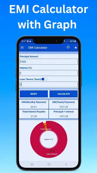 Play EMI Calculator-Easy EMI Loan as an online game EMI Calculator-Easy EMI Loan with UptoPlay