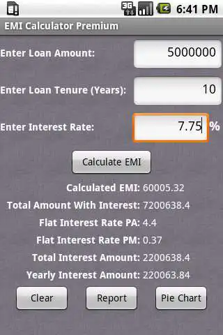 Play EMI Calculator Premium as an online game EMI Calculator Premium with UptoPlay