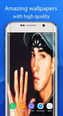 Play Eminem Wallpaper HD  and enjoy Eminem Wallpaper HD with UptoPlay