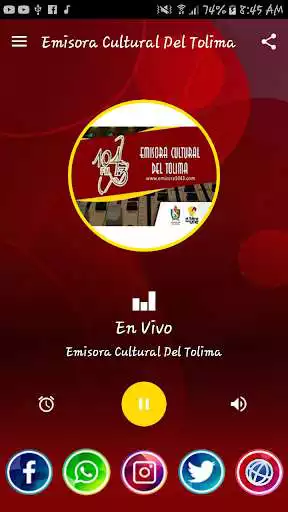Play Emisora Cultural Del Tolima as an online game Emisora Cultural Del Tolima with UptoPlay