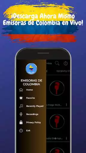 Play Emisoras de Colombia en Vivo  and enjoy Emisoras de Colombia en Vivo with UptoPlay