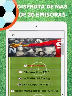 Play Emisoras de futbol online gratis