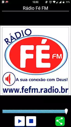 Play Emissora de Radio Fe FM  and enjoy Emissora de Radio Fe FM with UptoPlay
