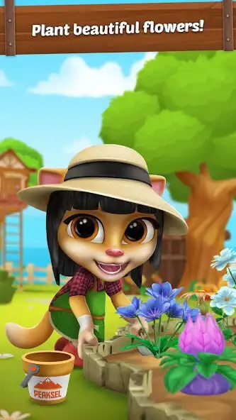Play Emma the Cat Gardener as an online game Emma the Cat Gardener with UptoPlay