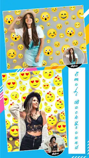 Play Emoji background changer - emoji photo editor  and enjoy Emoji background changer - emoji photo editor with UptoPlay