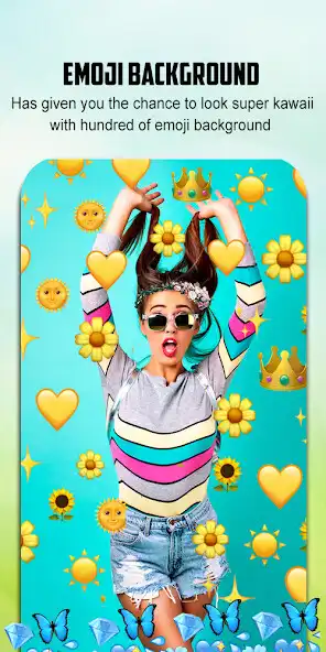 Play Emoji Background Photo Editor as an online game Emoji Background Photo Editor with UptoPlay