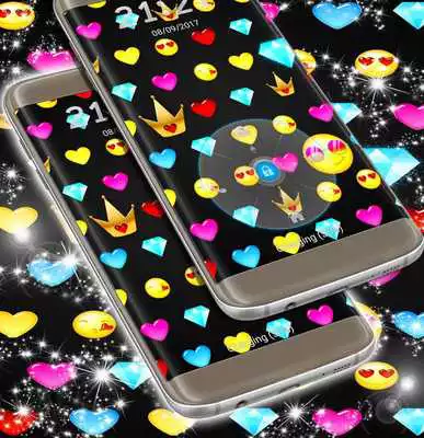 Play Emoji Black Screen Lock Theme Play Emoji Black Screen Lock Theme