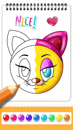 Play Emoji Coloring Book as an online game Emoji Coloring Book with UptoPlay