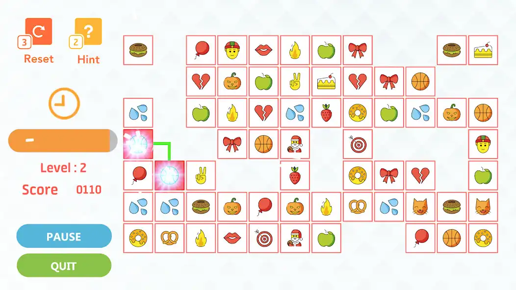 Play Emoji Connect - Classic Matching Puzzle as an online game Emoji Connect - Classic Matching Puzzle with UptoPlay