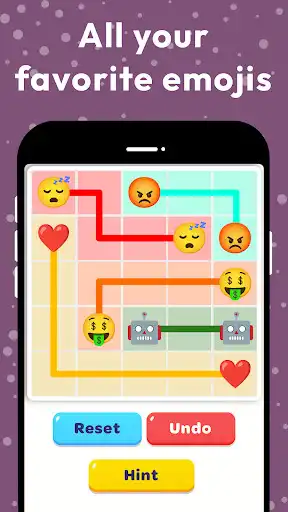 Play Emoji Connect - Puzzle Match as an online game Emoji Connect - Puzzle Match with UptoPlay