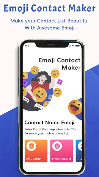 Play Emoji Contact Maker as an online game Emoji Contact Maker with UptoPlay