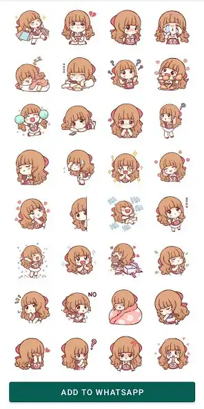 Play Emoji Cute girls Stickers  and enjoy Emoji Cute girls Stickers with UptoPlay