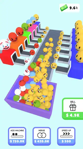 Play Emoji Factory Idle as an online game Emoji Factory Idle with UptoPlay