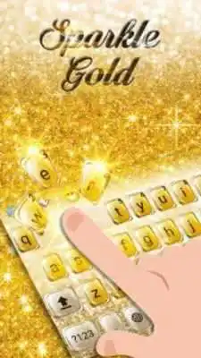 Play Emoji Gold Keyboard Theme