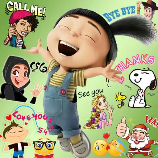 Free play online Emoji HD Talking Stickers  APK