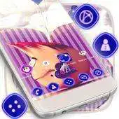 Free play online Emoji Hearts Launcher Theme APK