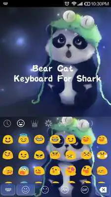 Play Emoji Keyboard-Bear Cat