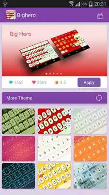 Play Emoji Keyboard-Big Hero