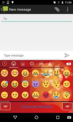 Play Emoji Keyboard - Christmas Red Play Emoji Keyboard - Christmas Red