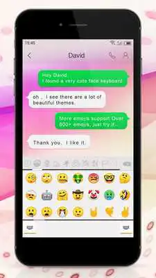 Play Emoji Keyboard - Concision White