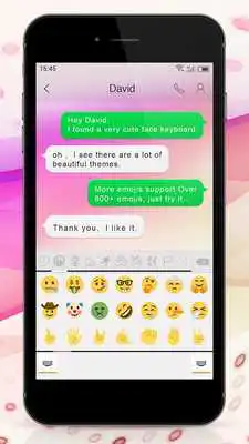 Play Emoji Keyboard - Concision White