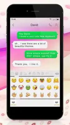 Play Emoji Keyboard - Concision White