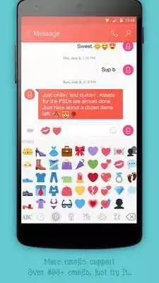 Play Emoji keyboard cute 2017