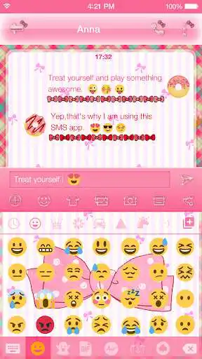 Play Emoji Keyboard - Cute Knot