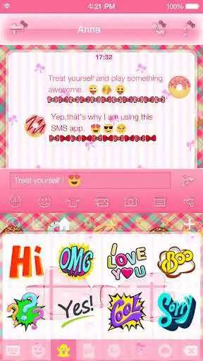 Play Emoji Keyboard - Cute Knot