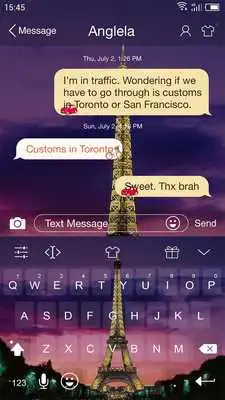 Play Emoji Keyboard - Eiffel Tower