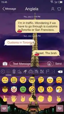 Play Emoji Keyboard - Eiffel Tower