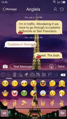 Play Emoji Keyboard - Eiffel Tower