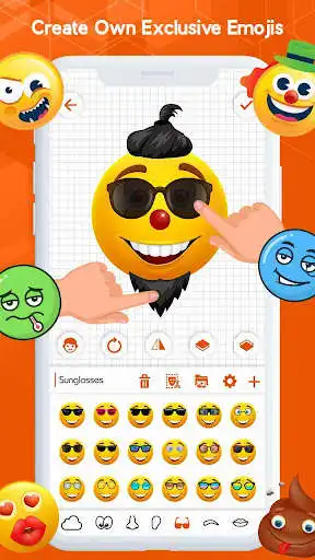 Play Emoji Keyboard - Emoji Maker, WASticker, Emoticons  and enjoy Emoji Keyboard - Emoji Maker, WASticker, Emoticons with UptoPlay